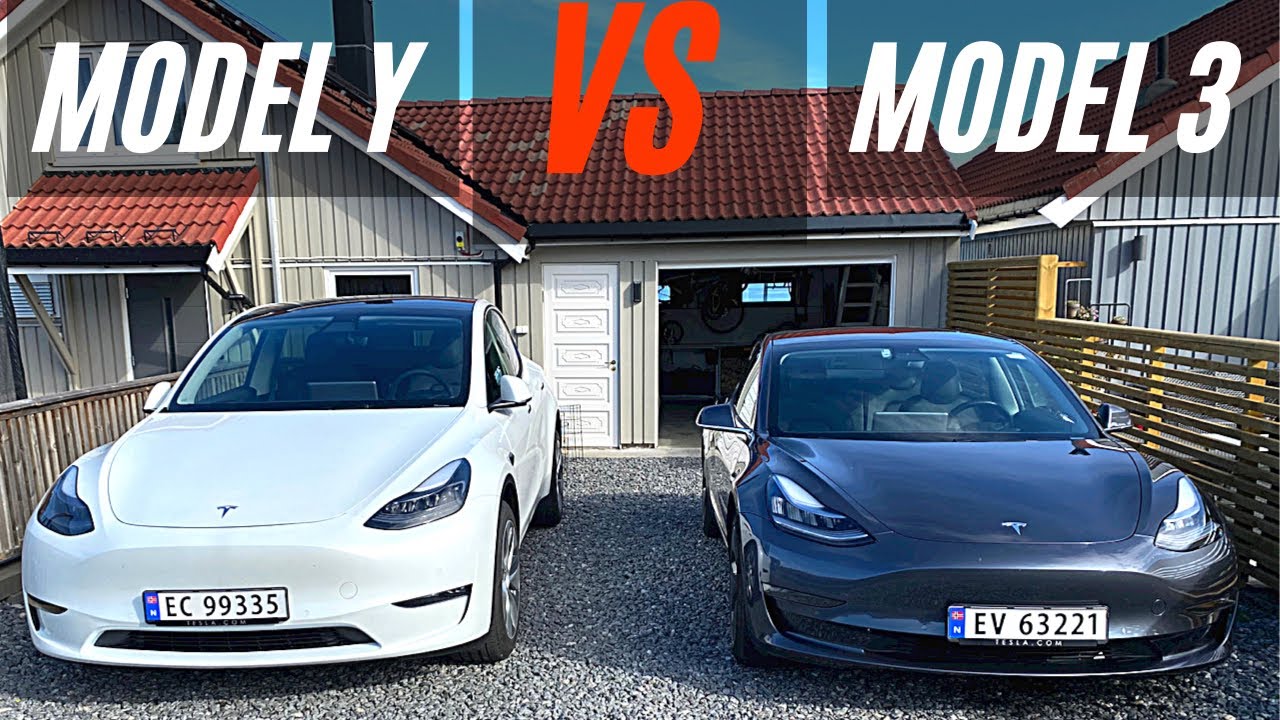 A Diferença Entre Tesla Model Y VS Model 3 Difference Between. - YouTube