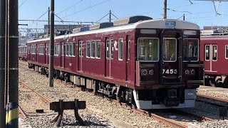 【新2300系も】阪急京都線正雀車庫　7300系7300f、7323f、7851号車、7000系京とれいん、新2300系、5300系5302fなど