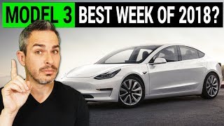 Why Tesla Model 3 Had Its Best Week This Year