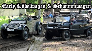 Early Kübelwagen Typ 62 and Schwimmwagen Typ 128