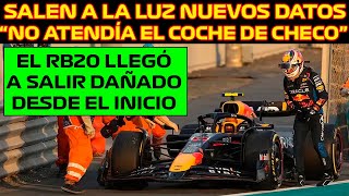 BOMBAZO EL ENCARGADO DE LAS PIEZAS DE RED BULL F1 RECONOCE QUE NO HACÍA SU TRABAJO CON SERGIO PÉREZ