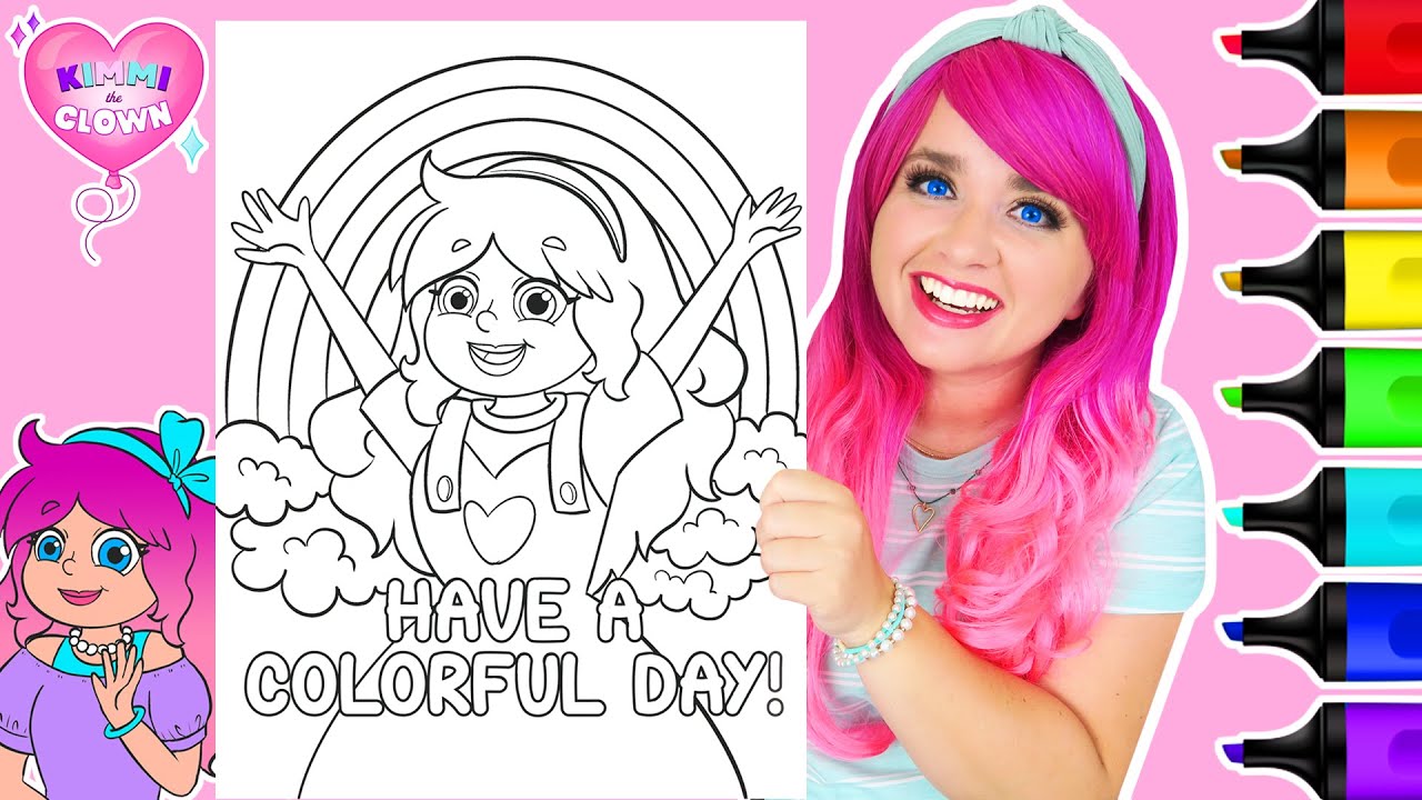 Coloring Pages Kimmi The Clown 2025
