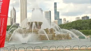 Chicago's Buckingham Fountain 'flipped' back on to kick off  'Switch on Summer'