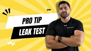 The Roof leak test: Step-by-Step Tutorial