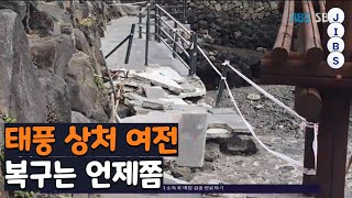 태풍 상처 여전...복구는 언제쯤 / JIBS / 제주 / 2022.09.25