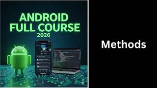 (36) Methods in Java Explained | Java Method Tutorial | Complete Android Course