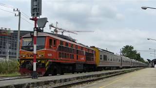 SRT 4200 Series Locomotive Shunting Sleeper Train Trainset to Bang Sue Depot