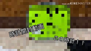 時計開封動画