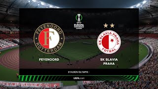 Feyenoord vs Slavia Prague | UEFA Europa Conference League 7 April 2022 Full Match | PS5