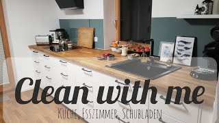 🧽 Küche, Esszimmer aufräumen und ein bisschen decluttern/ausmisten | Clean with me