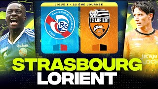 🔴 STRASBOURG - LORIENT | Gros match pour le Maintien ! ( rcsa vs fcl ) | LIGUE 1 - LIVE/DIRECT