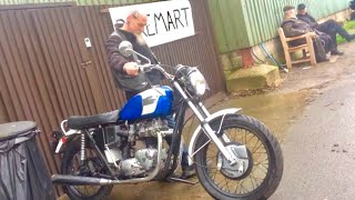 ARDINGLY MOTORCYCLE AUTOJUMBLE Archive Film BSA Gold-Star NORTON Club \u0026 1973 Triumph Bonneville T120