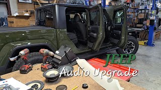 Jeep Gladiator: Adding amp to a FACTORY radio w/ PAC T-harness