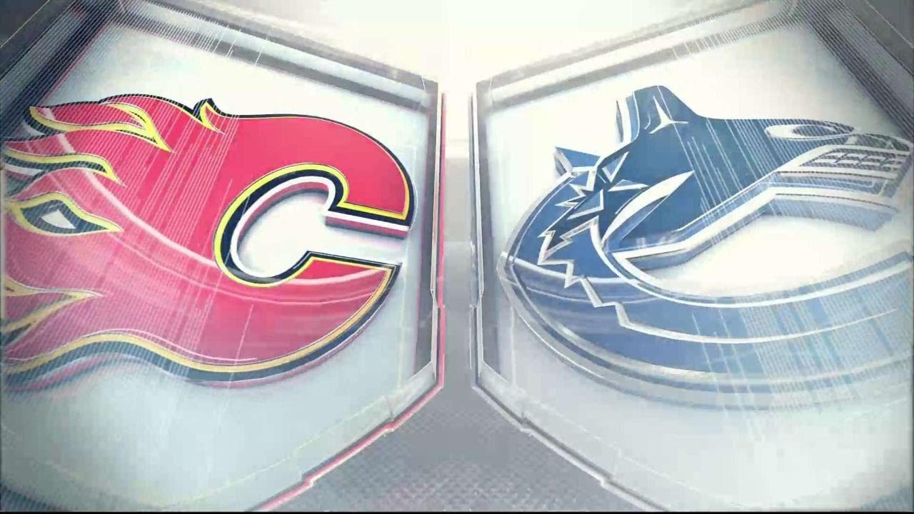 Highlights - Flames Vs. Canucks - YouTube