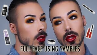 FULL FACE USING FREE SAMPLES | Fashination