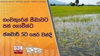 ගංවතුරෙන් පීඩාවට පත් ගොවීන්ට ජනවාරි 5ට පෙර වන්දි