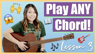 Guitar Lessons for Beginners: Episode 3 - You Can Play ANY Chord! 🎸 Learn How to Read Chord Charts