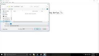 Java program to print message on screen.