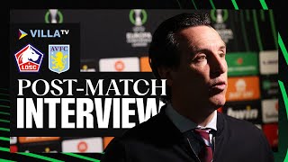"This was important for every fan" I POST MATCH | Unai Emery shares his thoughts after Lille victory