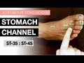 Acupuncture Point Location: The Stomach Channel 35-45 (Stomach Meridian pt. 3)