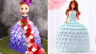3 Fun & Creative Princess Cake Decorating Ideas | Quick Barbie Doll Cake Decorating Tutorials #6
