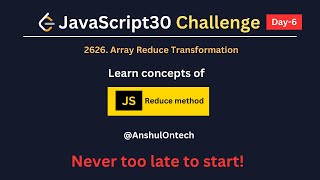 Leetcode javascript Day-6 || 2626. Array Reduce Transformation