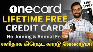 One Card Credit Card Apply in Tamil | Lifetime FREE Metal Credit Card | 2024