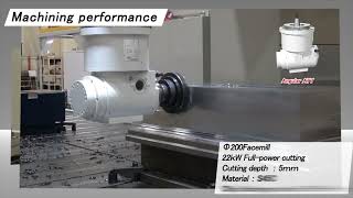 NeoV Series 4-Axis High-Power Double Column Machining Centers Cutting Demo