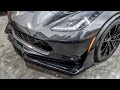 HOW INSTALL C7 CORVETTE FRONT SPLITTER AND WINGLETS 3.5