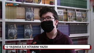 12 yaşında ilk kitabını yazdı