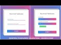 Confirm Password Validation Using Html Css & JavaScript | Confirm Password Validation in JavaScript