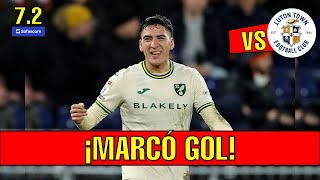 ¡GOL! de Marcelino Núñez ayer vs ʟᴜᴛᴏɴ ᴛᴏᴡɴ - 1 de Enero 2025 Resumen FutChilenos ⚽