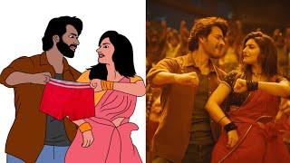 Kurchi Madathapettil Full Video Song Drawing Meme | Guntur kaaram | Mahesh Babu l Sreeleela (PART-3)