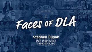 Faces of DLA (Stephen Dupak, DLA Distribution Tobyhanna) (open caption)