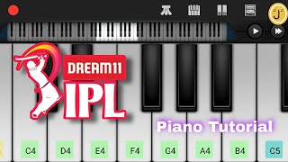 IPL Theme Music | Easy Piano Tutorial | IPL Tune