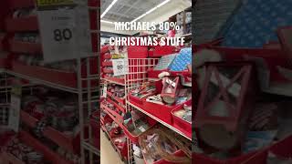 80% MICHAELS STORE | BIG SAVINGS | CHRISTMAS ORNAMENTS #shorts #beta #viral #shortsmas #bigsavings