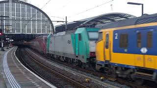 [Uniek] NS 186 118 + ICD + 186 + Thalys PBA vertrekken uit Amsterdam Centraal!