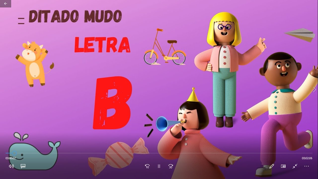 DITADO MUDO COM A LETRA B - YouTube