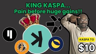 KING KASPA... Pain before huge gains!! #kas #jas #qnt #qubic #btc