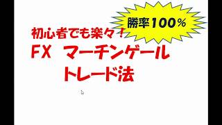 初心者でも楽々！　FXマーチンゲールトレード手法①【勝率１００％】