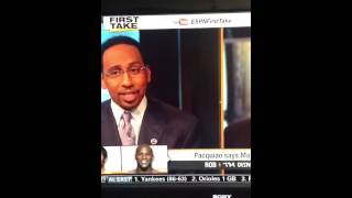 Stephen A Smith Drops F Bomb on First Take