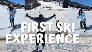 My First Ski Experience at Ichirino Onsen Ski Resort Hakusan City, Japan | 013 Vlog | Clarisse Mori