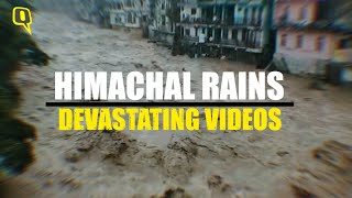 Over 60 Dead, 800 Roads Blocked: Himachal Floods in 10 Devastating Videos | The Quint