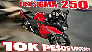 RUSI SIGMA 250 10K PESOS WORTH OF 2024 UPGRADES