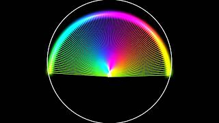 Bouncing Balls Inside a Circle, without gravity