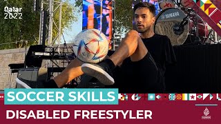 Disabled football freestyler shows off skills to World Cup fans | Al Jazeera Newsfeed