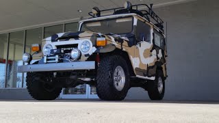 Fully Restored 1975 Toyota FJ40 Land Cruiser: Start Up, Exhaust and Review