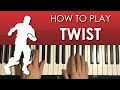 How To Play - FORTNITE DANCE - TWIST (PIANO TUTORIAL LESSON)