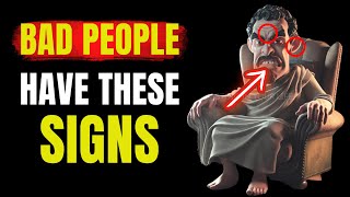 ⚠️BEAWARE! 10 EVIDENT Signs that there is a EVIL person next to you | Stoicism #stoics #stoicism