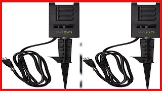 WiOn 50053 Outdoor Wi-Fi Plug-In Yard Stake With Smartphone